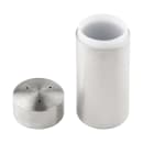 Libbey PS-100 3 1/2 oz Pepper Shaker - Stainless Steel, 4 1/2"H thumbnail 2