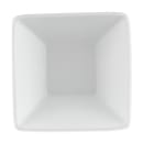 Libbey SL-111 4 1/2" Square Porcelain Bowl w/ 11 oz Capacity, Ultra Bright White, Slate thumbnail 3