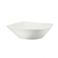 Libbey SL-111 4 1/2" Square Porcelain Bowl w/ 11 oz Capacity, Ultra Bright White, Slate thumbnail 6