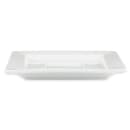 Libbey SL-2 5 7/8" Square Saucer - Well Ring, Porcelain, Slate thumbnail 2