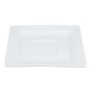 Libbey SL-2 5 7/8" Square Saucer - Well Ring, Porcelain, Slate thumbnail 3