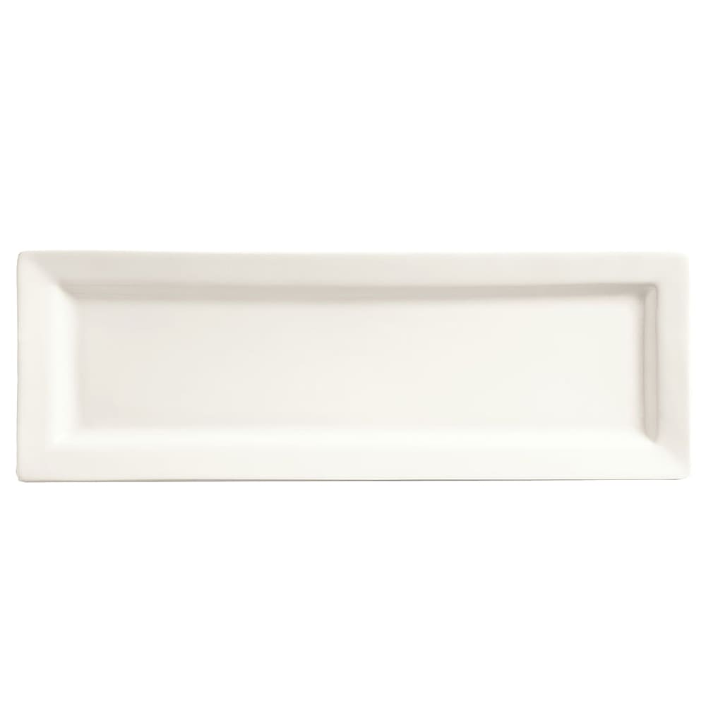 Libbey SL-22 Rectangular Porcelain Plate, 16x5 1/2", Slate