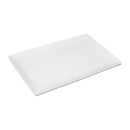 Libbey SL-26C 12 1/4" x 8" Rectangular Slate Coupe Platter - Porcelain, Ultra Bright White thumbnail 2