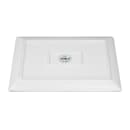 Libbey SL-26C 12 1/4" x 8" Rectangular Slate Coupe Platter - Porcelain, Ultra Bright White thumbnail 4