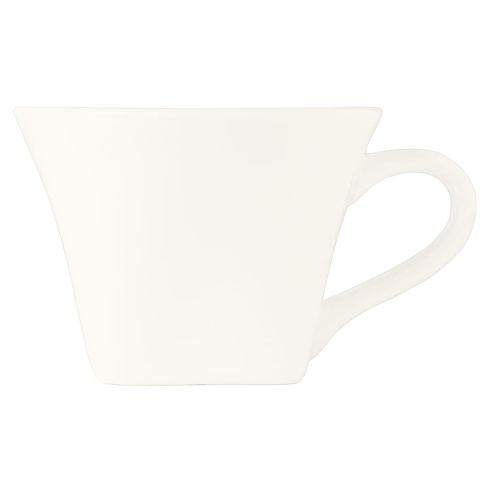 Libbey SL-30 8 oz Slate™ Cup - Porcelain, Ultra Bright White