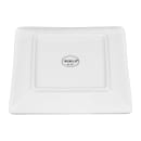 Libbey SL-6C 6 1/4" Square Coupe Plate -  Ultra Bright White, Slate thumbnail 4