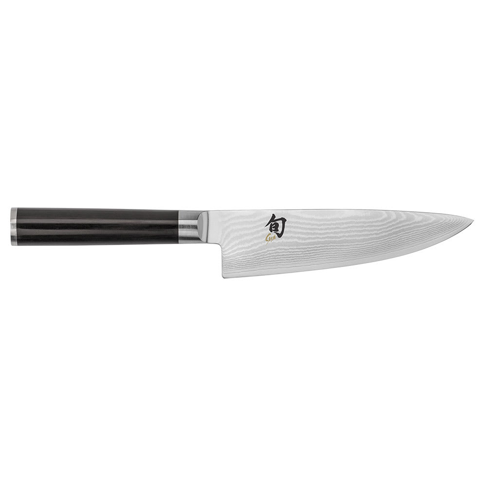 Shun Shun Classics Chef's Knife, 6" Blade, D Shaped PakkaWood Handle (DM0723)