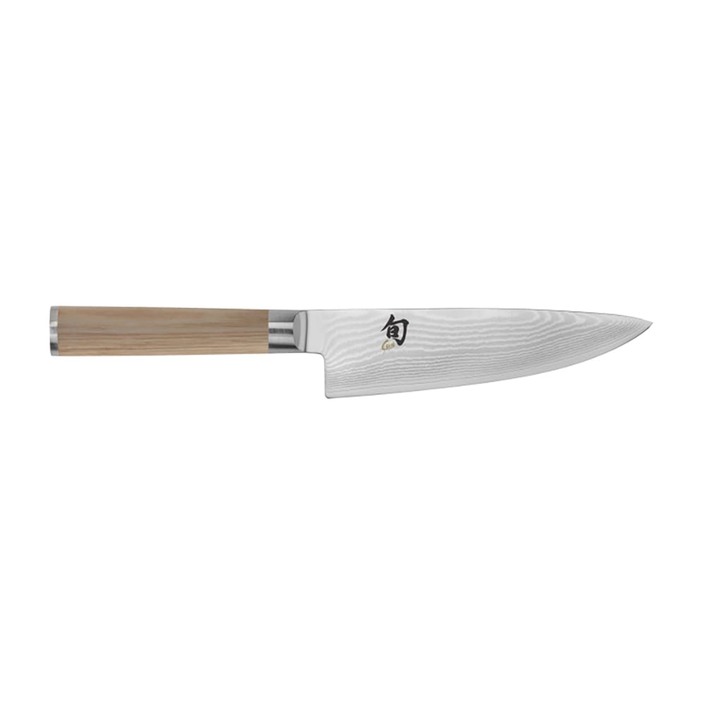 Shun 6" Chef's Knife w/ Blonde Pakkawood Handle, Stainless Steel (DM0723W)