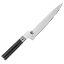 Shun Offset Bread Knife w/ 9" Blade & D Shaped PakkaWood Handle (DM0724) thumbnail 2