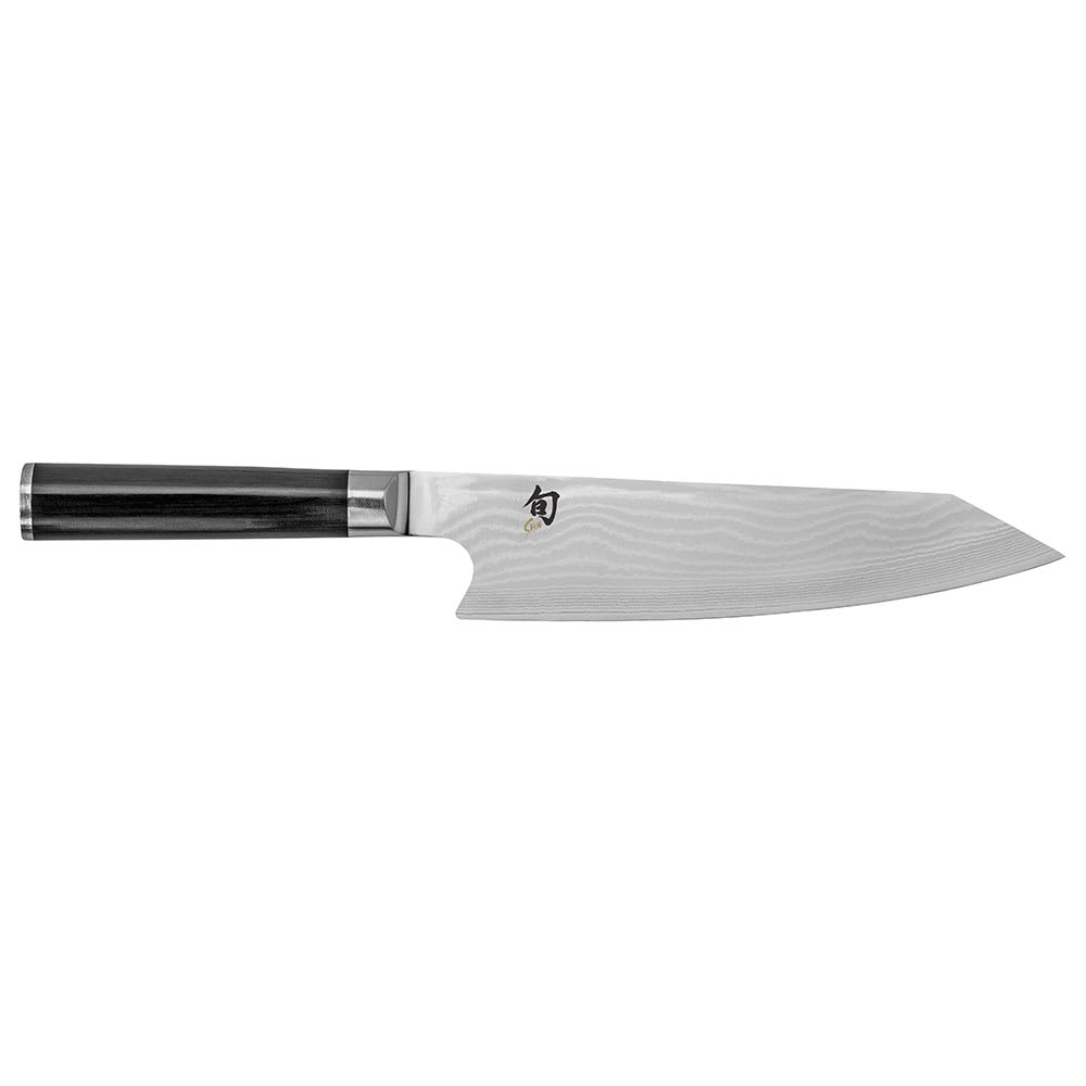 Shun 8" Classic Kiritsuke Chef's Knife w/ Ebony PakkaWood Handle (DM0771)