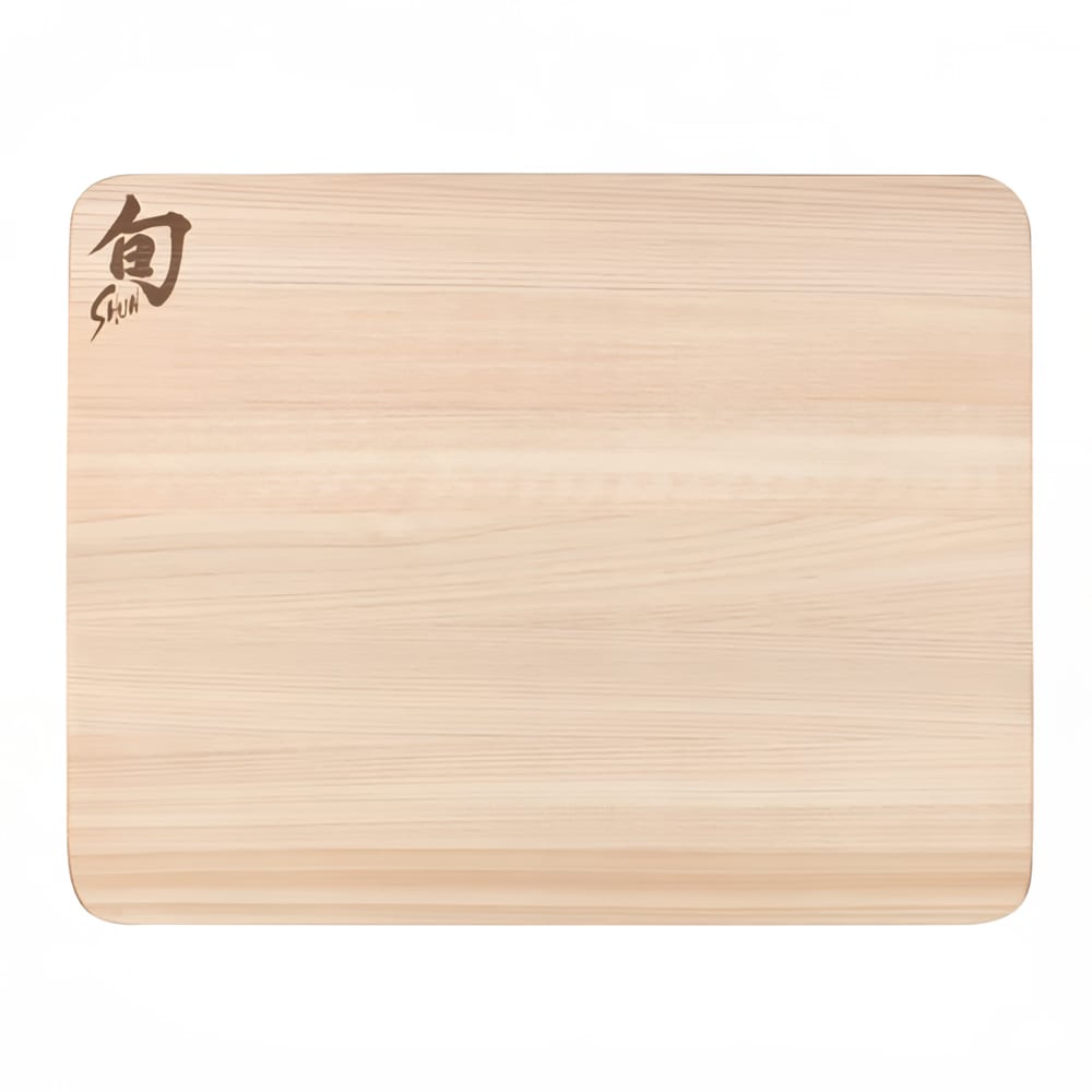 Shun Hinoki Wood Cutting Board - 10 3/4"L x 8 1/4"W (DM0814)
