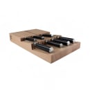 Shun 15 Slot In Drawer Knife Tray - 10"L x 17"W, Beechwood (DM0856) thumbnail 2