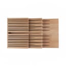 Shun 15 Slot In Drawer Knife Tray - 10"L x 17"W, Beechwood (DM0856) thumbnail 5