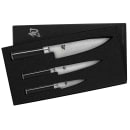 Shun Shun Classics 3 Piece Starter Set w/ Chef's, Utility, & Paring Knives (DMS300) thumbnail 3