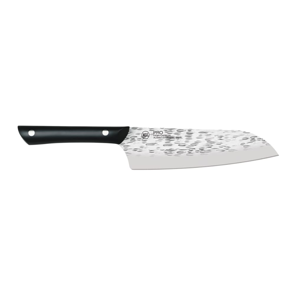 Kai 7" Santoku Knife w/ Black POM Handle, Stainless Steel Blade (HT7064)