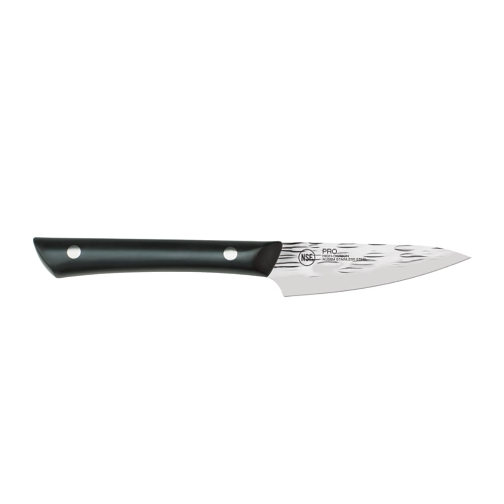 Kai 3 1/2" Paring Knife w/ Black POM Handle, Stainless Steel Blade (HT7068)