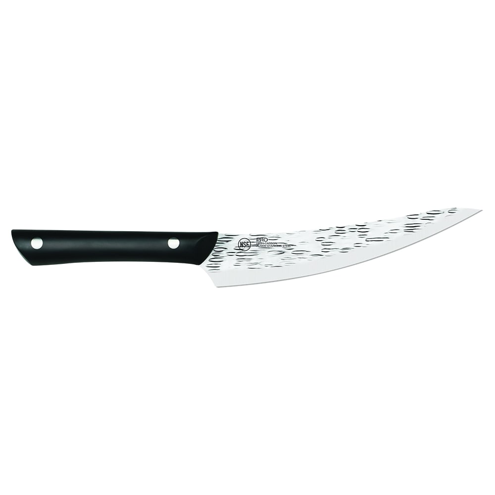 Kai 6 1/2" Boning/Fillet Knife w/ Black POM Handle, Stainless Steel Blade (HT7070)