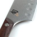 Shun 7" Hollow-Ground Nakiri Knife w/ Tagayasan Wood Handle, Stainless Steel Blade (SWT0728) thumbnail 2