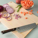 Shun 7" Hollow-Ground Nakiri Knife w/ Tagayasan Wood Handle, Stainless Steel Blade (SWT0728) thumbnail 5