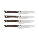 Shun 4 Piece Kanso Steak Knife Set w/ Tagayasan Wood Handle, Stainless Steel (SWTS0430) thumbnail 2