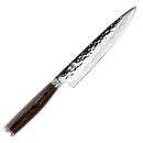 Shun Shun Premier Utility Knife, 6 1/2" Blade w/ Walnut PakkaWood Handles (TDM0701) thumbnail 2