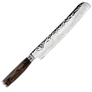 Shun Shun Premier Bread Knife, 9" Blade w/ Walnut PakkaWood Handles (TDM0705) thumbnail 2