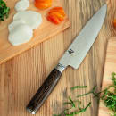 Shun Shun Premier Chef Knife, 8" Blade w/ Walnut PakkaWood Handle (TDM0706) thumbnail 6
