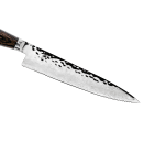 Shun Serrated Utility Knife, 6 1/2" Damascus Blade w/ Walnut Handle (TDM0722) thumbnail 3