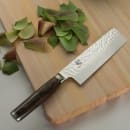 Shun Nakiri Knife, 5 1/2", Straight Blade, Edge & Spine, Hammered Blade (TDM0742) thumbnail 5