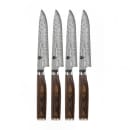 Shun 4 Piece Steak Set, 5" Damascus-Hammered Blade, Gift Box (TDMS0400) thumbnail 3