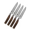 Shun 4 Piece Steak Set, 5" Damascus-Hammered Blade, Gift Box (TDMS0400) thumbnail 4