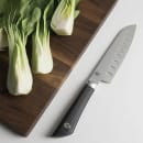 Shun 5 1/2" Sora Ground Santoku w/ Textured TPE Handle (VB0740) thumbnail 4