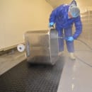 NoTrax T18S0035BL Superflow Reversible Grease Resistant Floor Mat, 3' x 5', 5/8" Thick, Black thumbnail 9