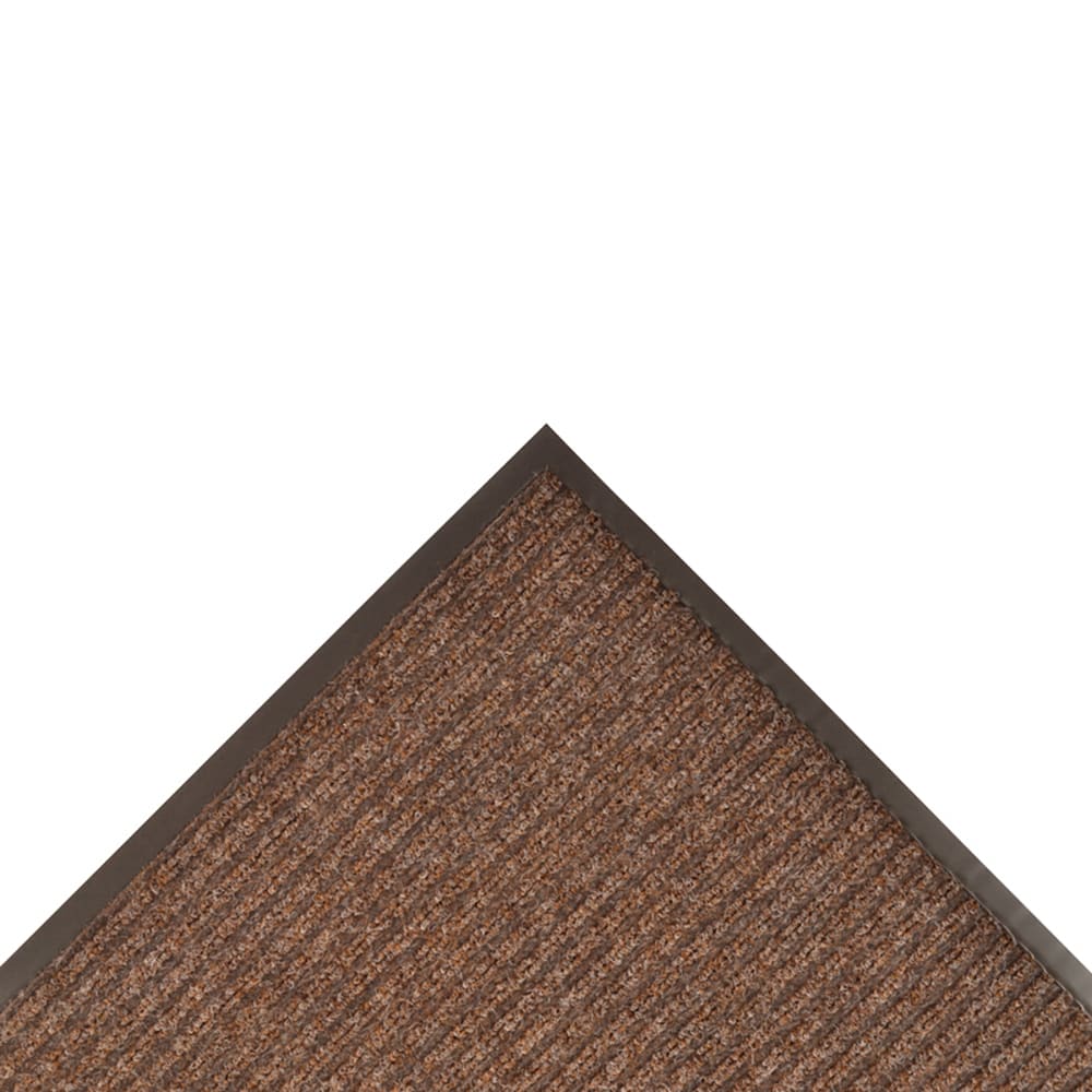 NoTrax 109S0023BR Brush Step® Entrance Scraper Floor Mat, 2' x 3', 3/8" Thick, Brown