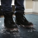 NoTrax 109S0023BU Brush Step® Entrance Scraper Floor Mat, 2' x 3', 3/8" Thick, Slate Blue thumbnail 2