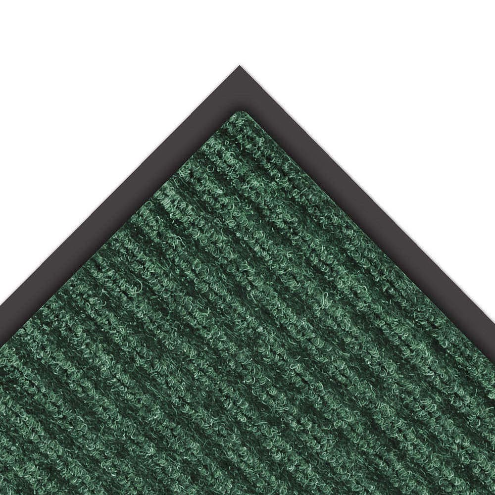 NoTrax 109S0023GN Brush Step® Entrance Scraper Floor Mat, 2' x 3', 3/8" Thick, Hunter Green