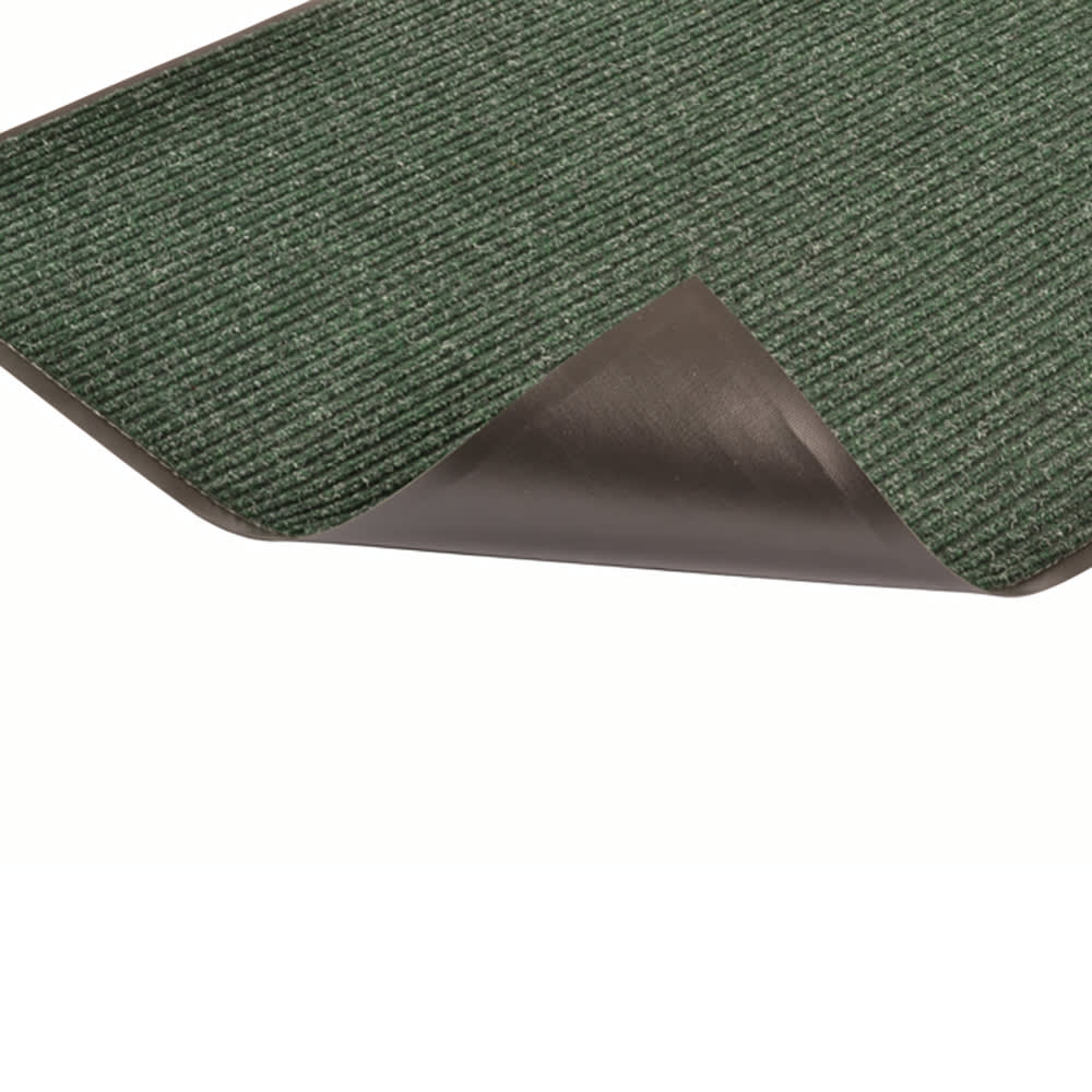 NoTrax 109S0036GN Brush Step® Entrance Scraper Floor Mat, 3' x 6', 3/8" Thick, Hunter Green