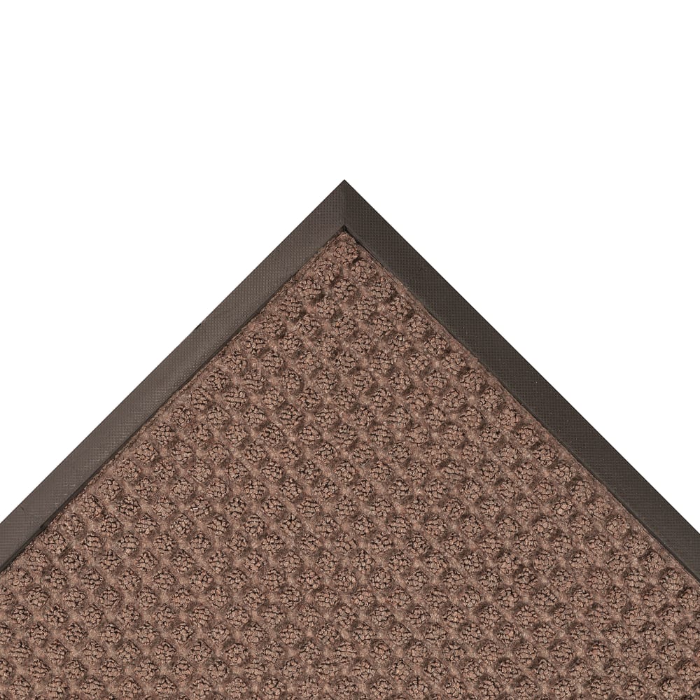 NoTrax 166S0046BR Guzzler™ Entrance Floor Mat, 4' x 6', 3/8" Thick, Dark Brown