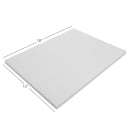 NoTrax T46S4012WH Cutting Board, Polyethylene, 12 x 8 x 1", White thumbnail 2