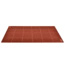 NoTrax T11S3929RD San-Eze II Grease-Proof Floor Mat, 2 7/16' x 3 1/4', 7/8" Thick, Red thumbnail 2