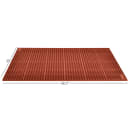 NoTrax T11S3958RD San-Eze II Grease-Proof Floor Mat, 3 1/4' x 4 7/8', 7/8" Thick, Red thumbnail 3