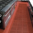NoTrax T11S3958RD San-Eze II Grease-Proof Floor Mat, 3 1/4' x 4 7/8', 7/8" Thick, Red thumbnail 5