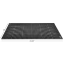 NoTrax T12S3929BL San-EZE Grease Resistant Floor Mat, 2 7/16' x 3 1/4', 7/8" Thick, Black thumbnail 3
