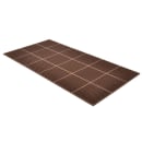 NoTrax T15S0033BR Optimat Grease-Resistant Floor Mat, 3' x 3', 1/2" Thick, Brown thumbnail 2