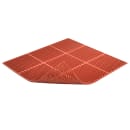NoTrax T15S0033RD Optimat Grease-Proof Floor Mat, 3' x 3', 1/2" Thick, Red thumbnail 2