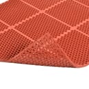 NoTrax T15S0033RD Optimat Grease-Proof Floor Mat, 3' x 3', 1/2" Thick, Red thumbnail 3
