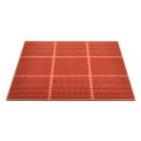 NoTrax T15S0033RD Optimat Grease-Proof Floor Mat, 3' x 3', 1/2" Thick, Red thumbnail 5