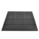 NoTrax T23S0032BL Mult-Mat II Reversible Drainage Floor Mat, 3' x 2', 3/8" Thick, Black thumbnail 5