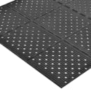 NoTrax T23S0032BL Mult-Mat II Reversible Drainage Floor Mat, 3' x 2', 3/8" Thick, Black thumbnail 7