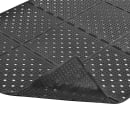 NoTrax T23S0038BL Mult-Mat II Reversible Drainage Floor Mat, 3' x 8', 3/8" Thick, Black thumbnail 3